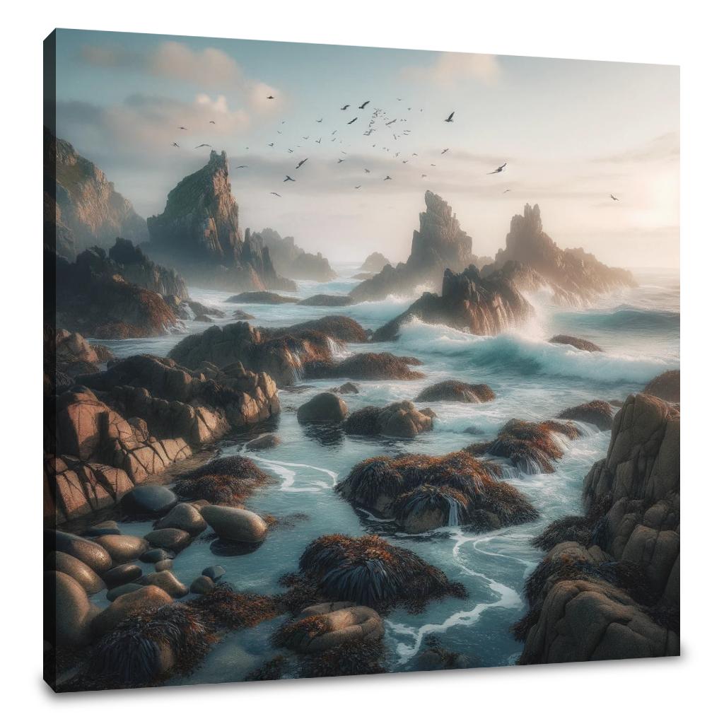 Morning Coastline Canvas