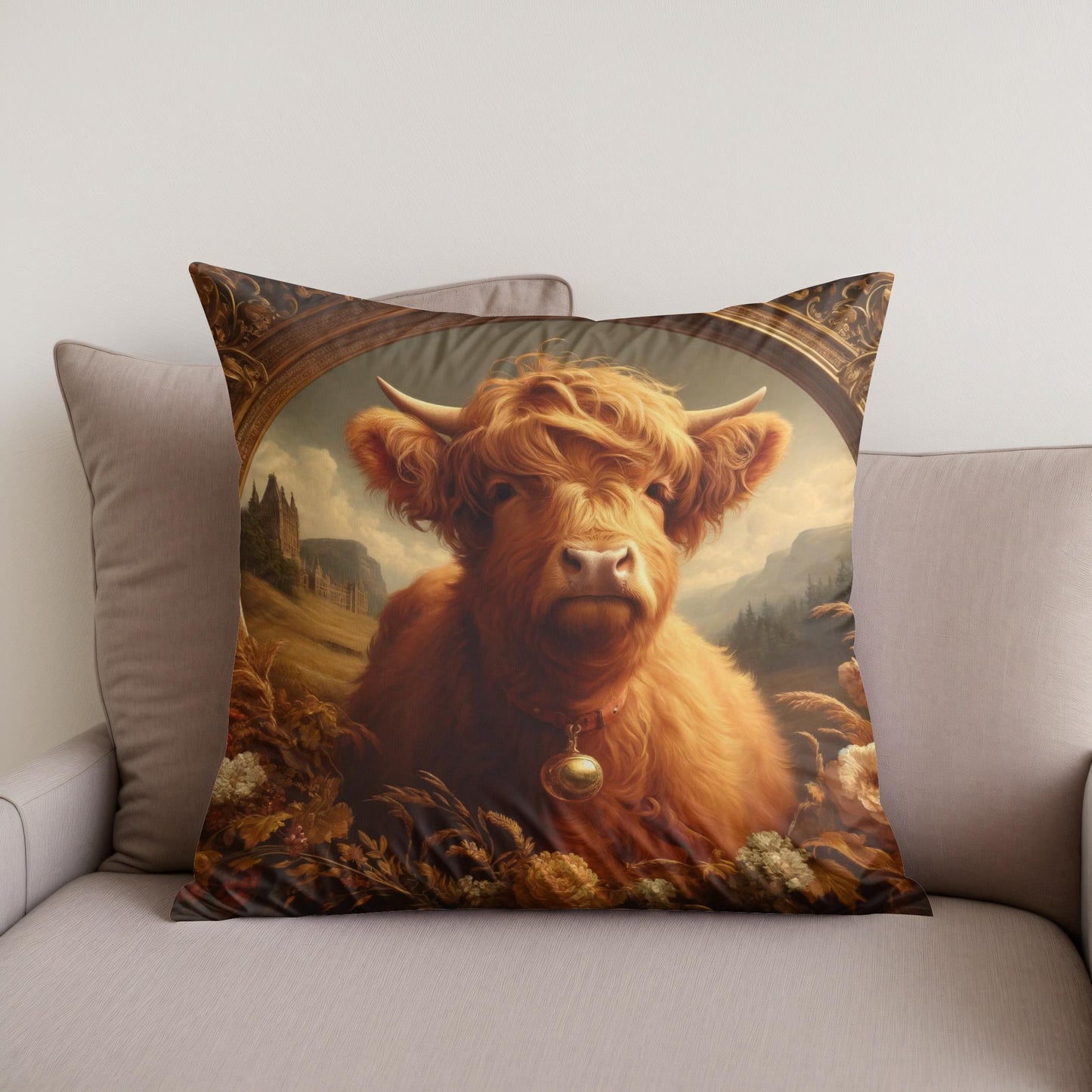 Victorian Highland Grace Cotton Cushion