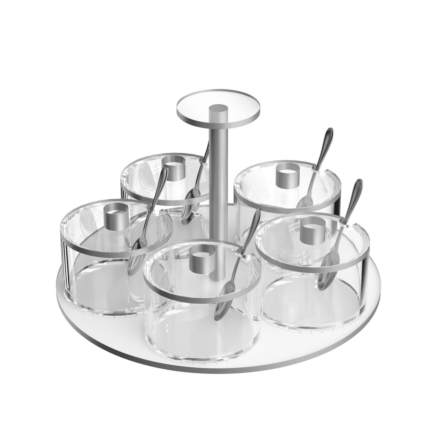 Classic Swivel Dip Dish (5 Dishes)