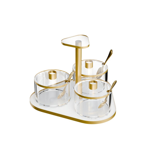 Classic Swivel Dip Dish (3 Dishes)
