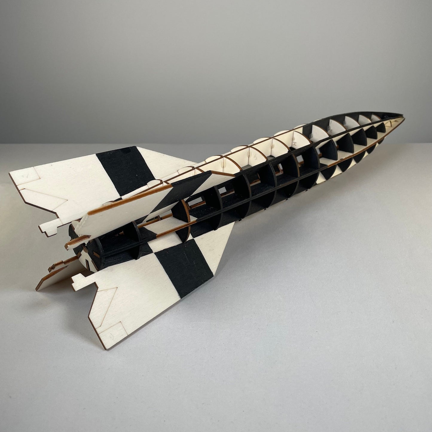 Prop V2 Rocket  - Flatpack Model Kit by Curious Rabbit ®