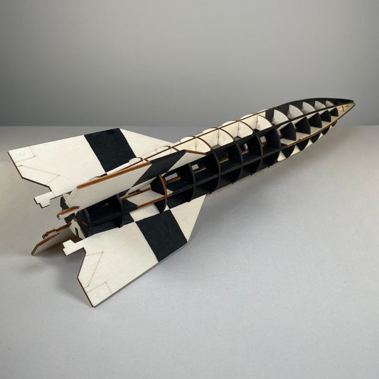 Prop V2 Rocket  - Flatpack Model Kit by Curious Rabbit ®