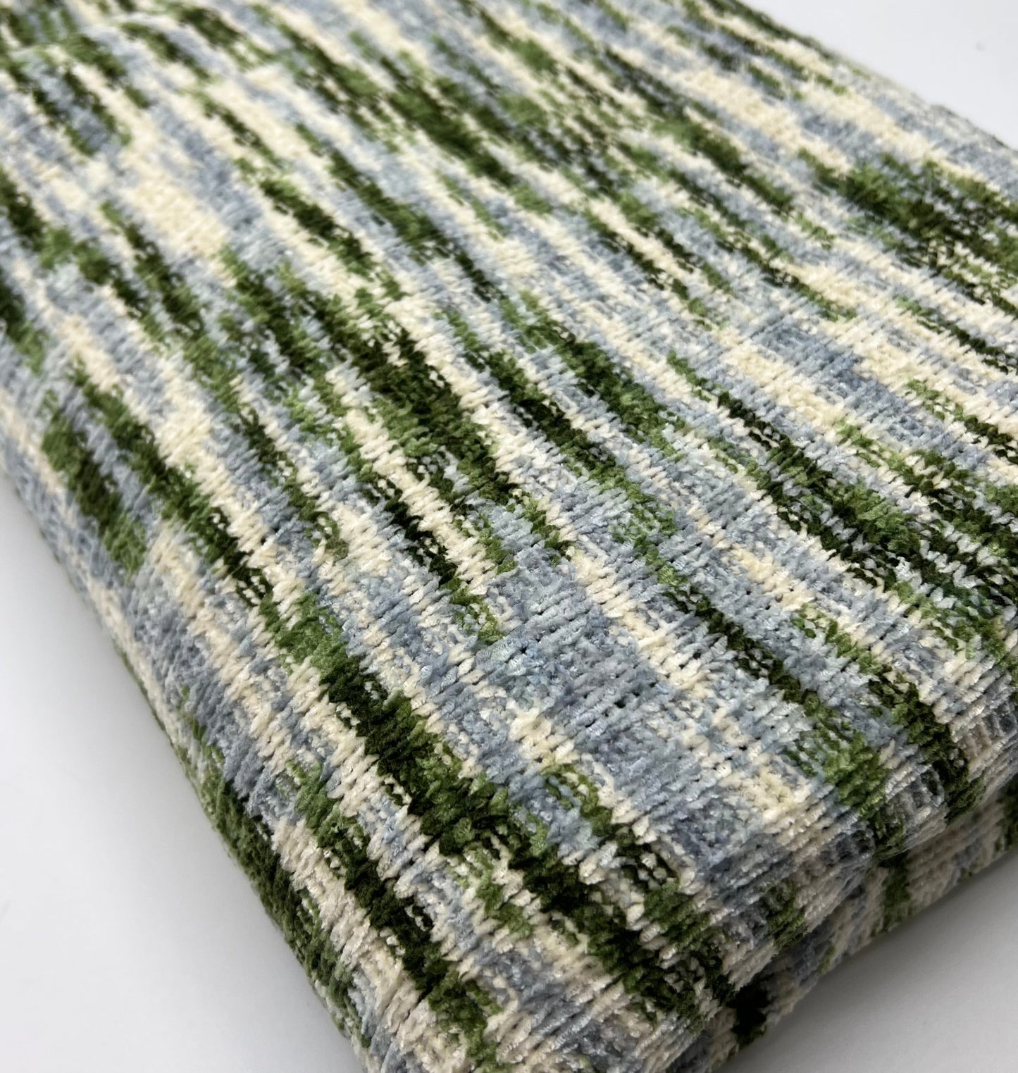 Green Chunky Cosy Knitted 260GSM 2 Way Stretch Fabric