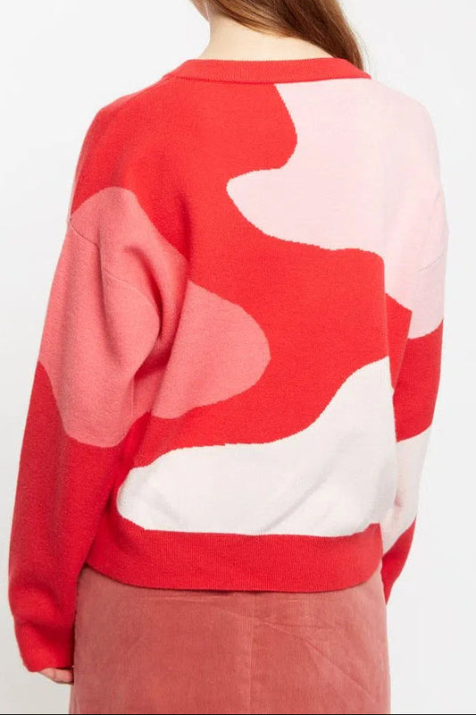 Louche Delaney Swirl Design Sweater