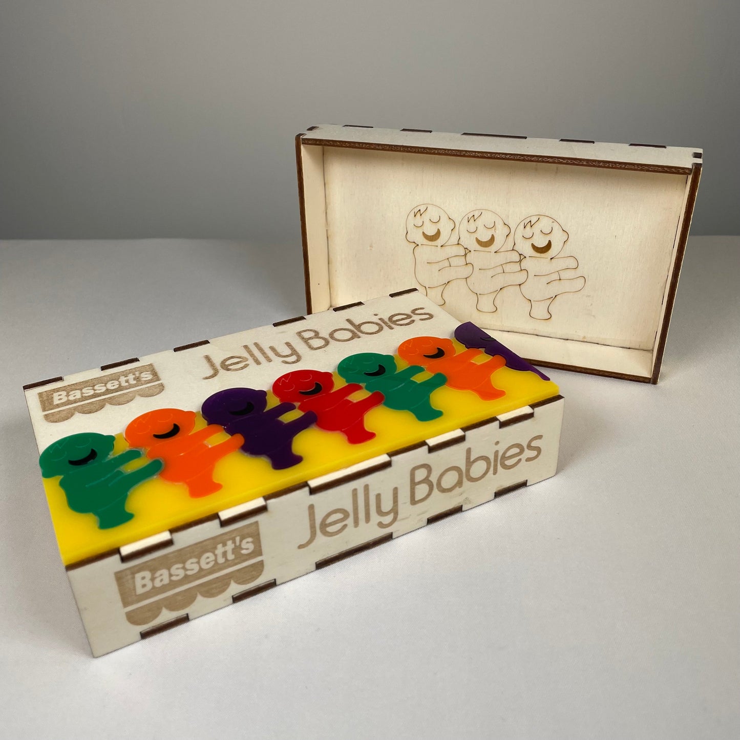 Jelly Babies Box - Flatpack Model Kit by Curious Rabbit ®