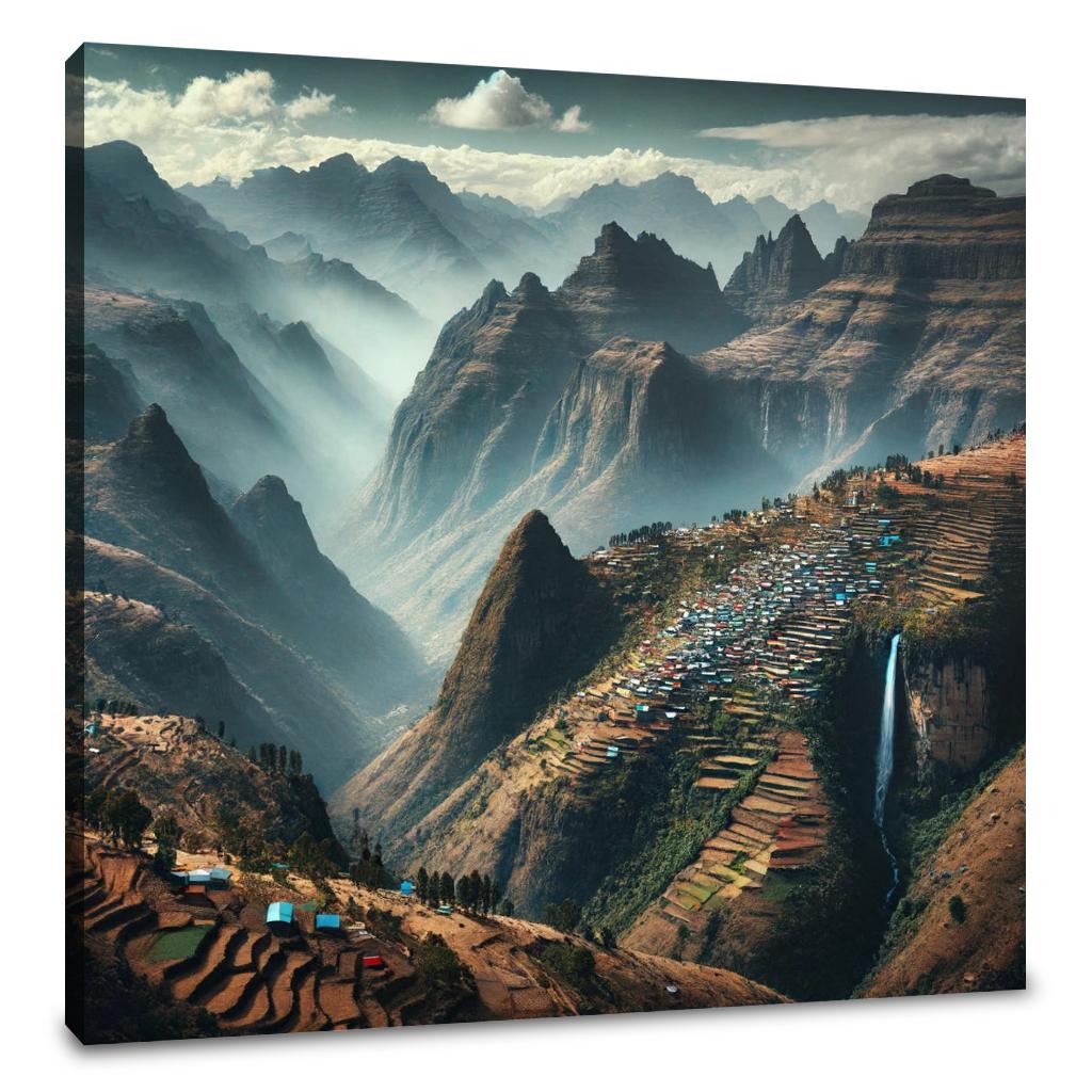 Ethiopian Highlands Canvas