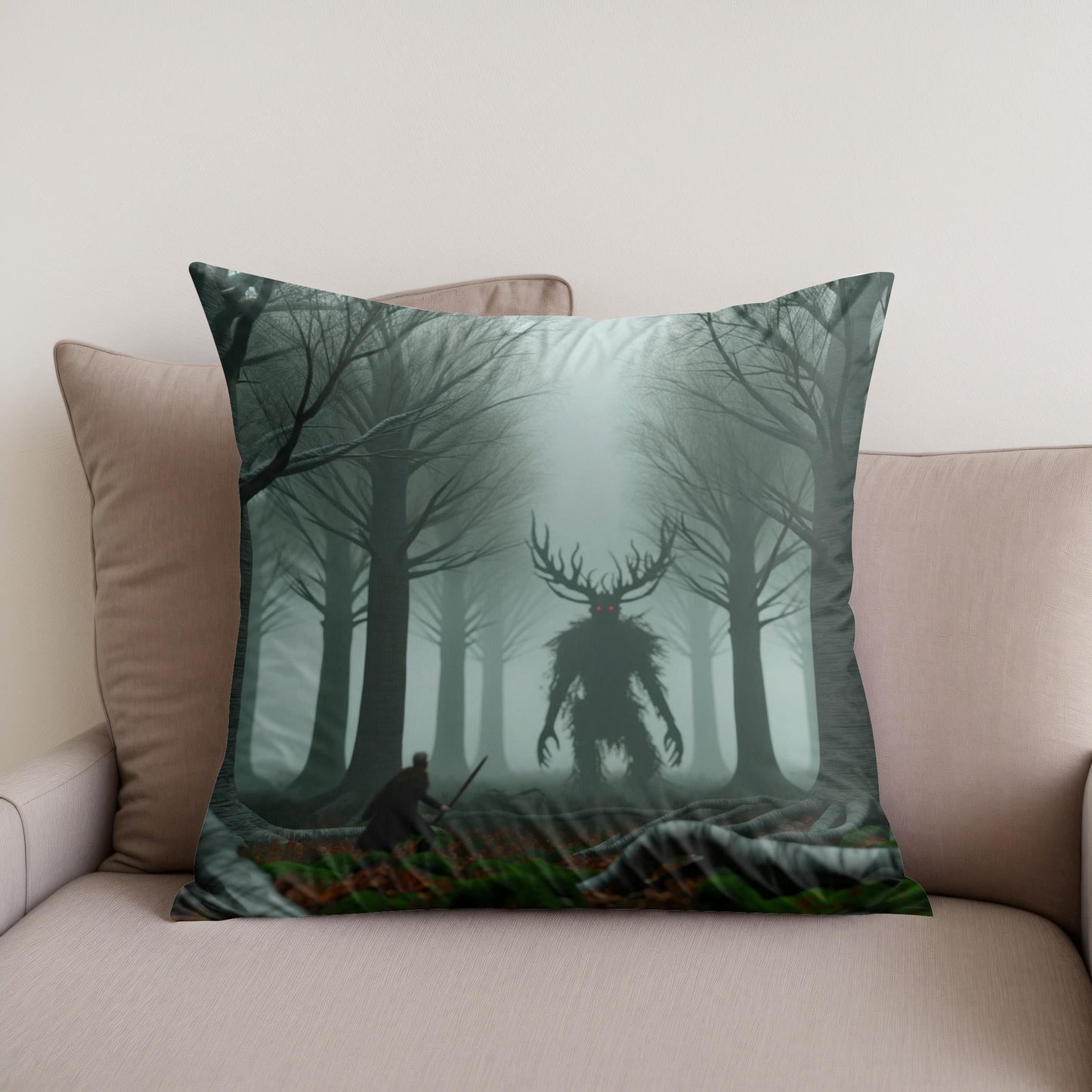 Forest Duel Cotton Cushion