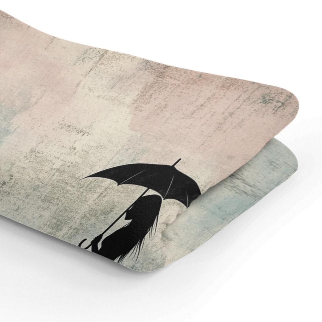 Woman with Umbrella Blanket