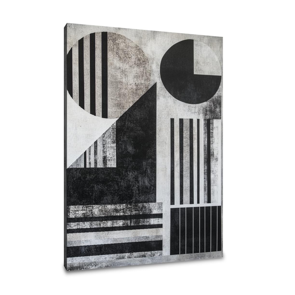 Bauhaus Bohemian Monochrome Canvas