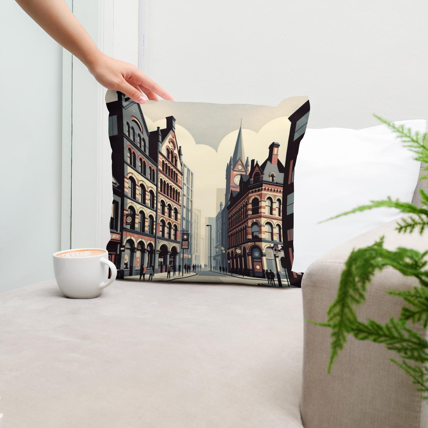 Manchester Northern Quarter Essence Cotton Cushion