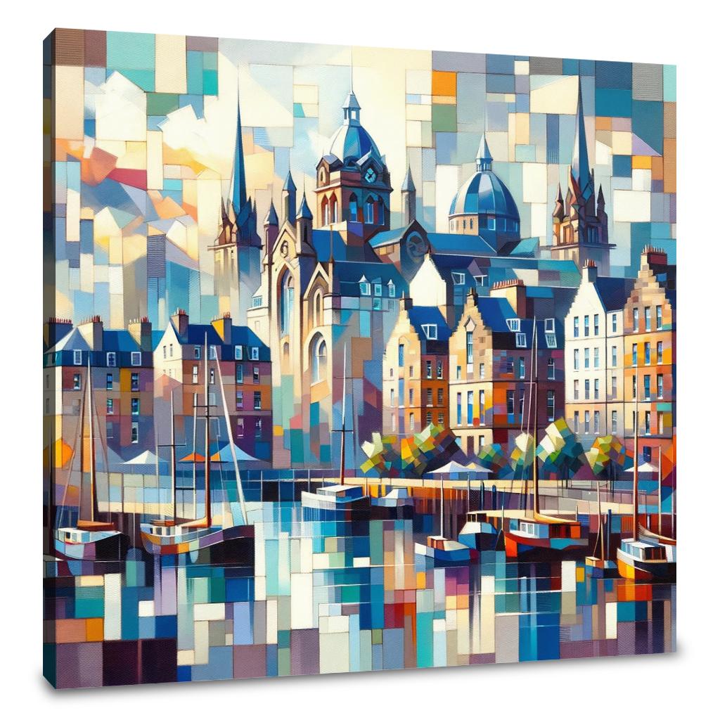 Edinburgh's Cubist Leith Marina Canvas