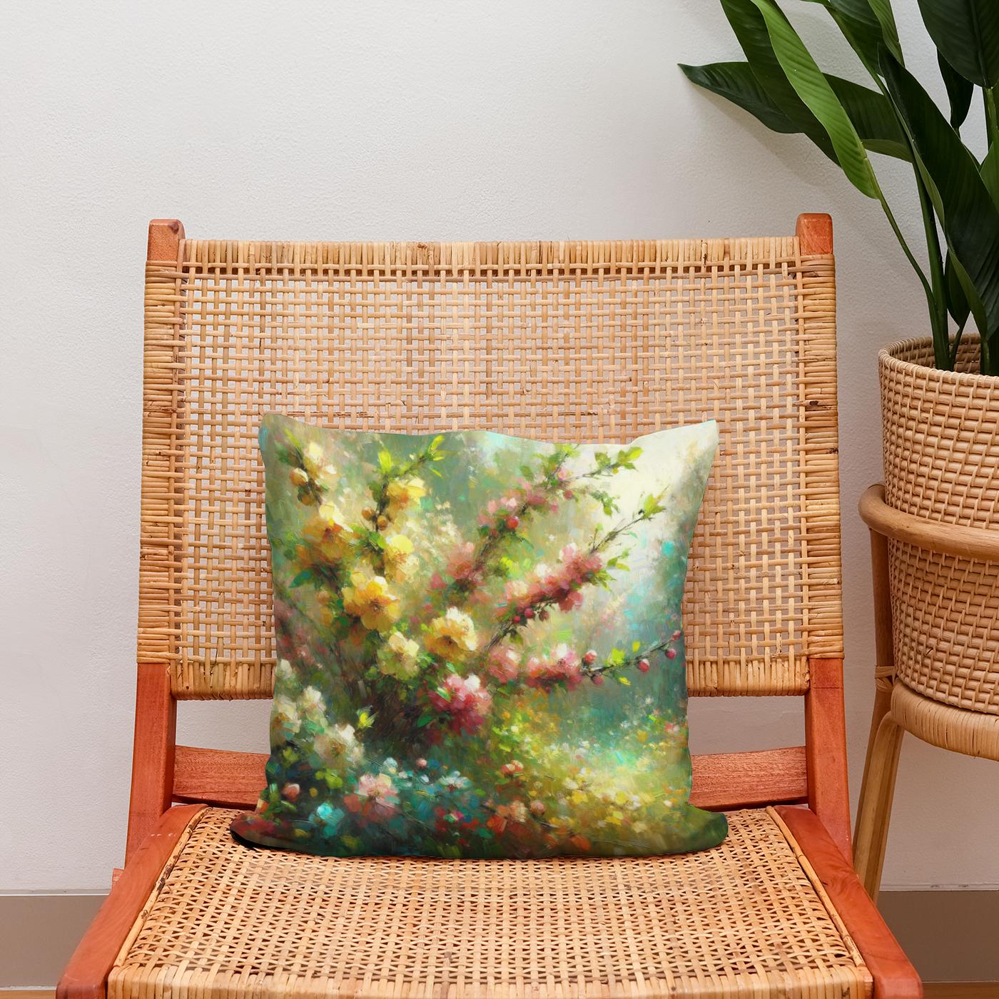 Spring Awakening Cotton Cushion