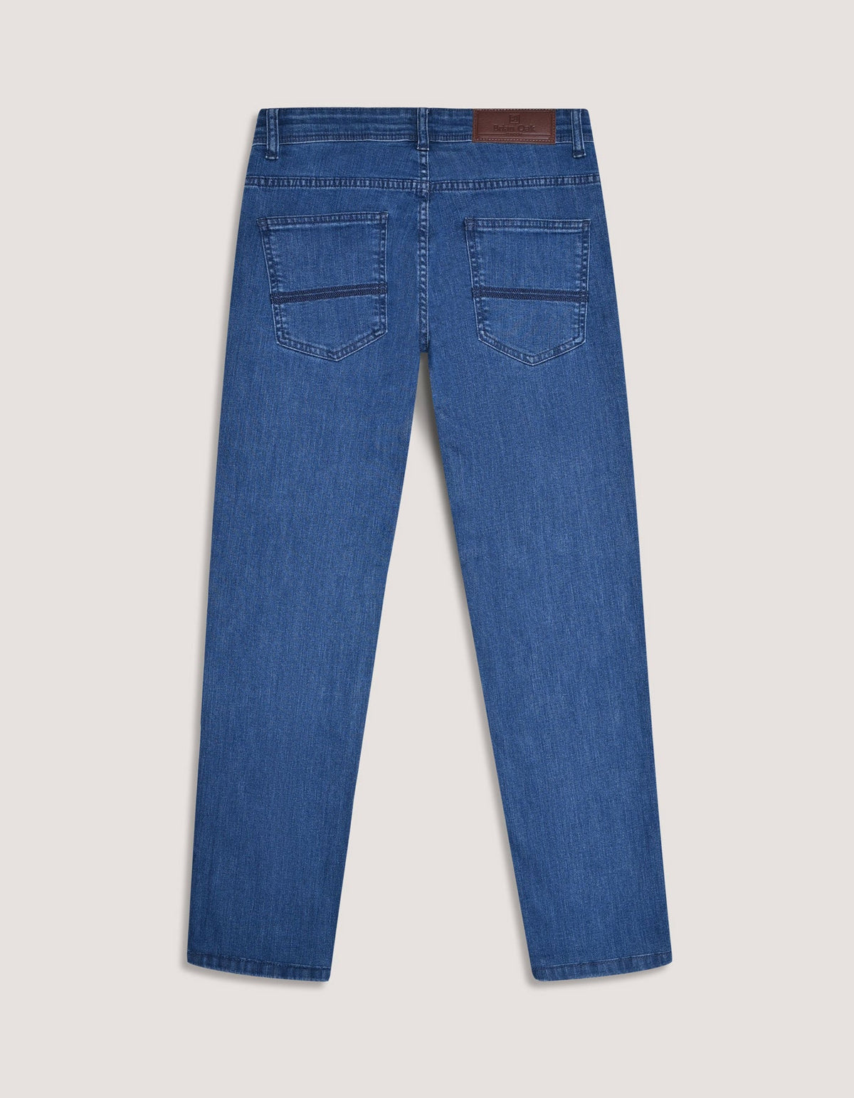 Classic Mid Blue Jeans - 5 Pocket Fit