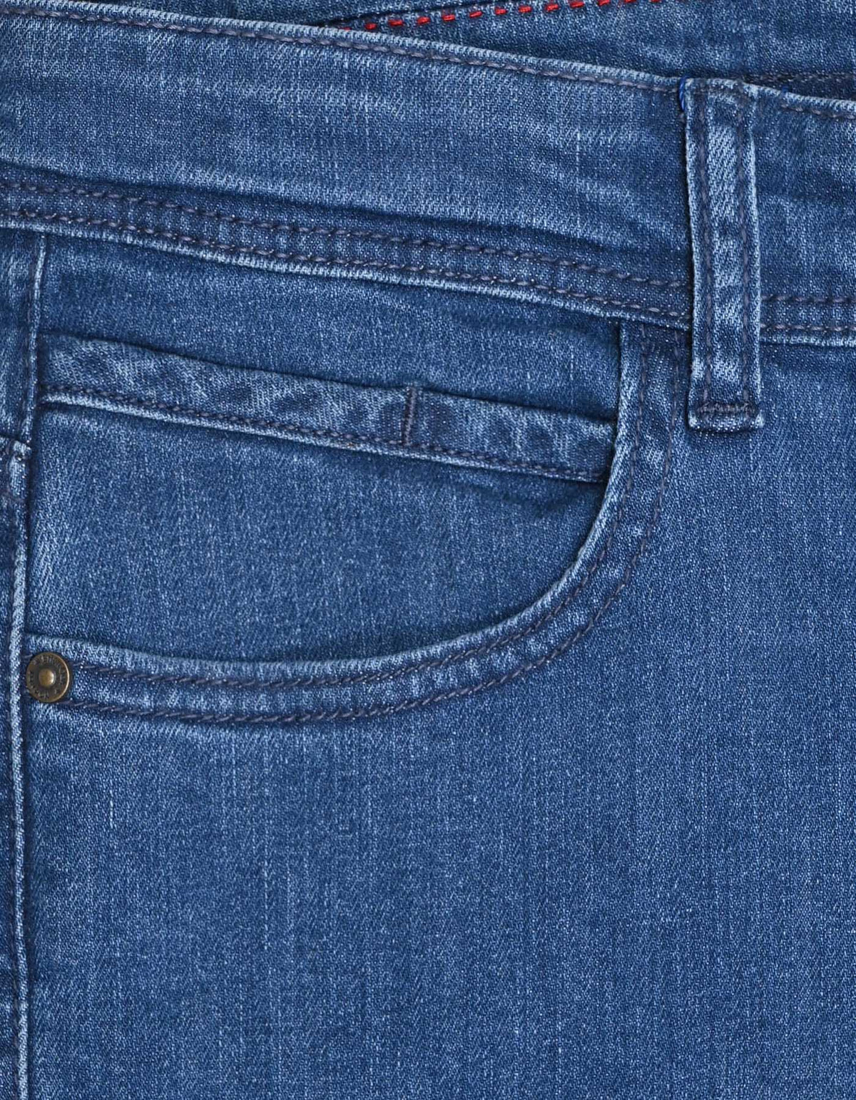 Classic Mid Blue Jeans - 5 Pocket Fit