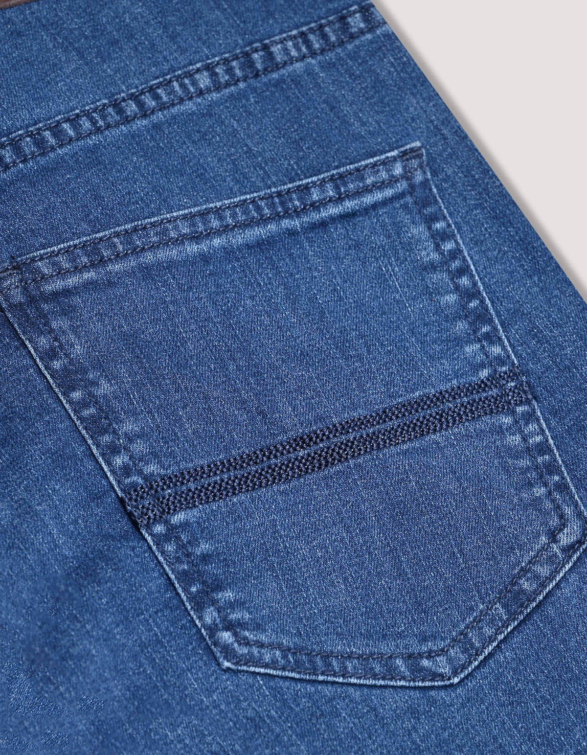 Classic Mid Blue Jeans - 5 Pocket Fit