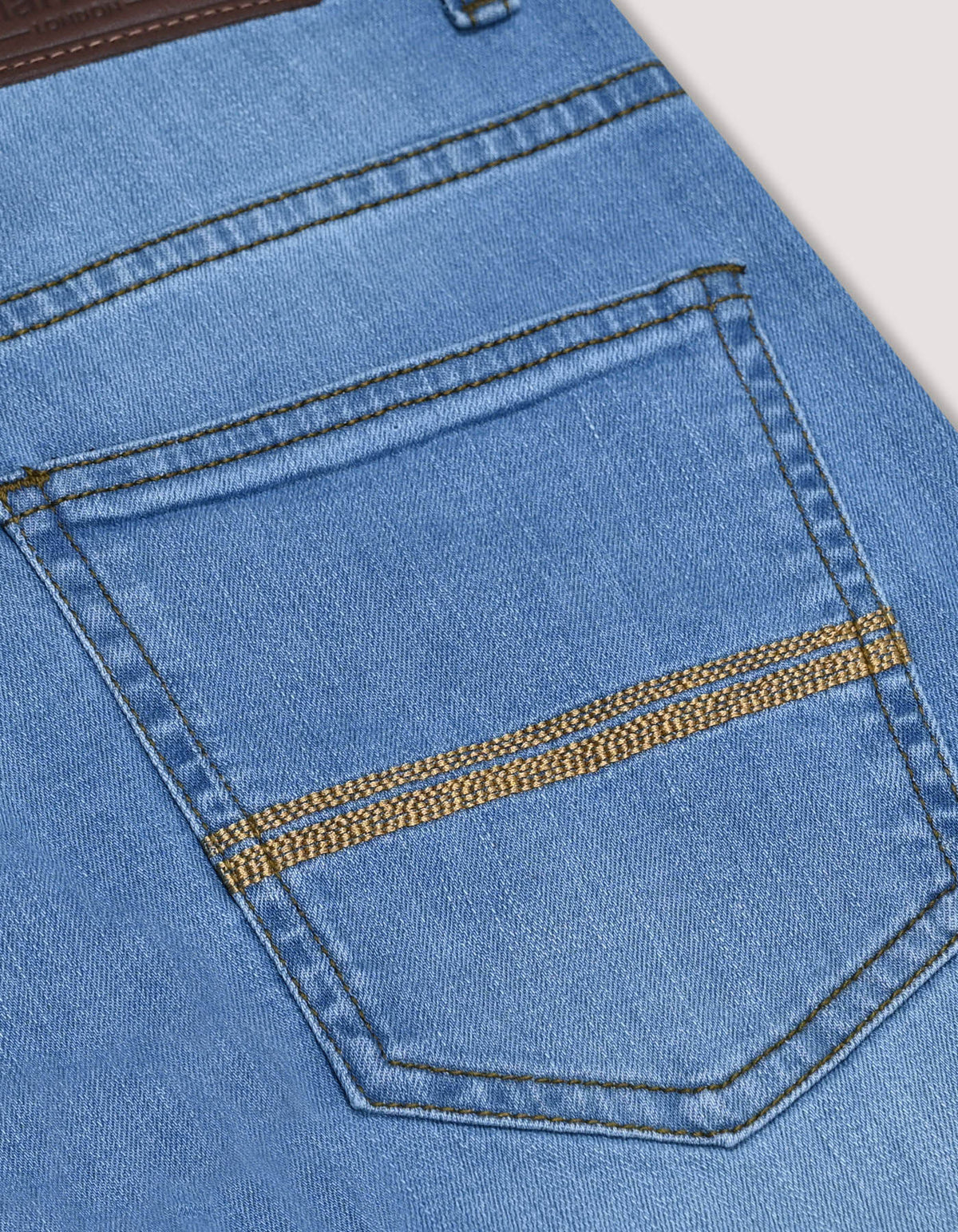 Ice Blue Comfort Stretch Jeans - Regular Fit