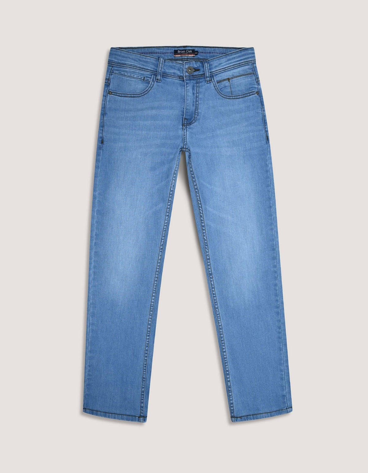 Ice Blue Comfort Stretch Jeans - Regular Fit
