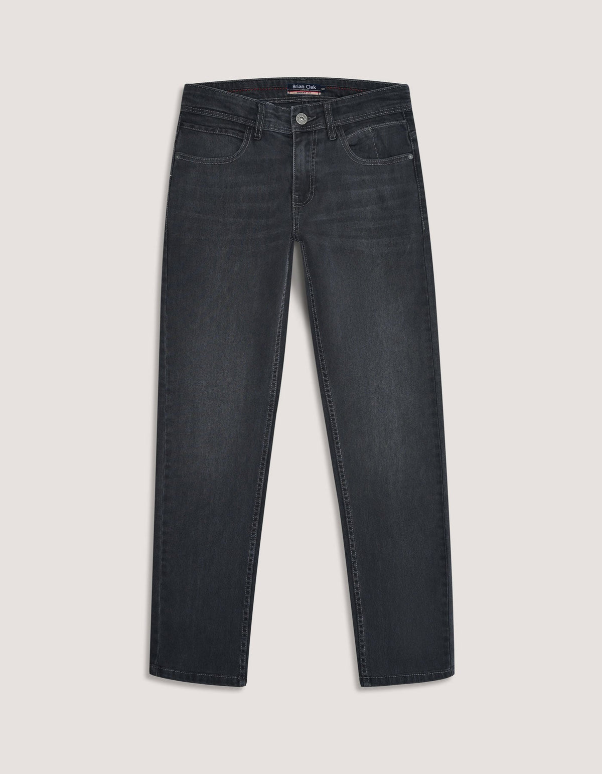 Slate Grey Stretch Jeans - Regular Fit