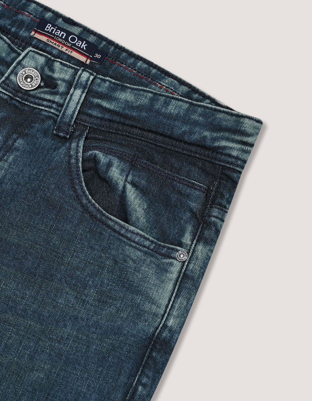 Blue Vintage Classic Jeans - 5 Pocket Stretch