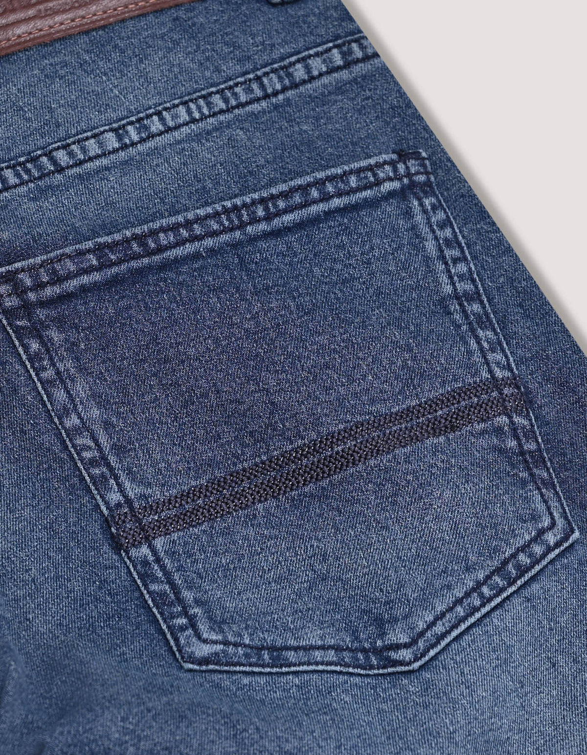 Medium Denim Blue Regular Fit Jeans