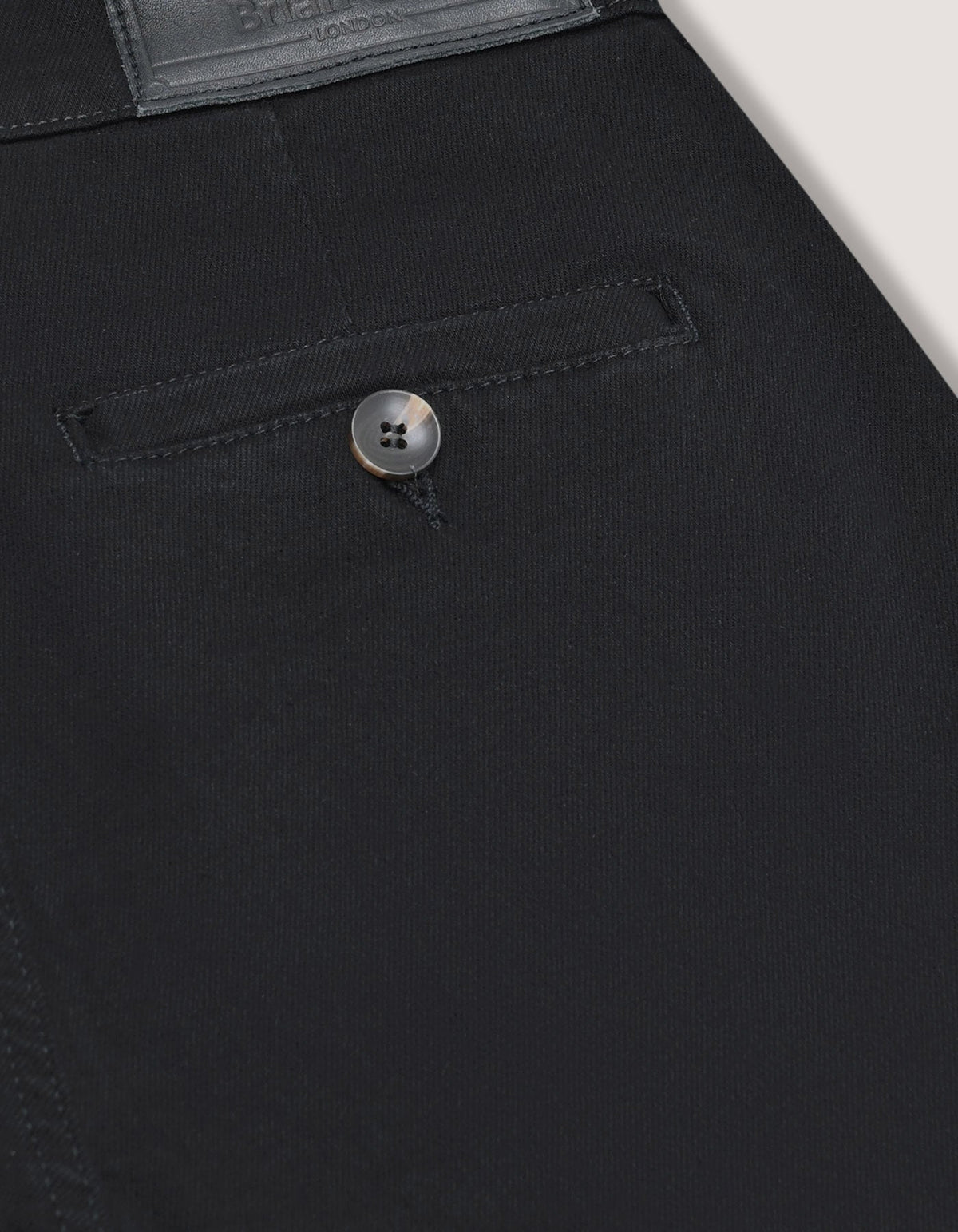 Black Cross Pocket Jeans - Smart Casual Stretch