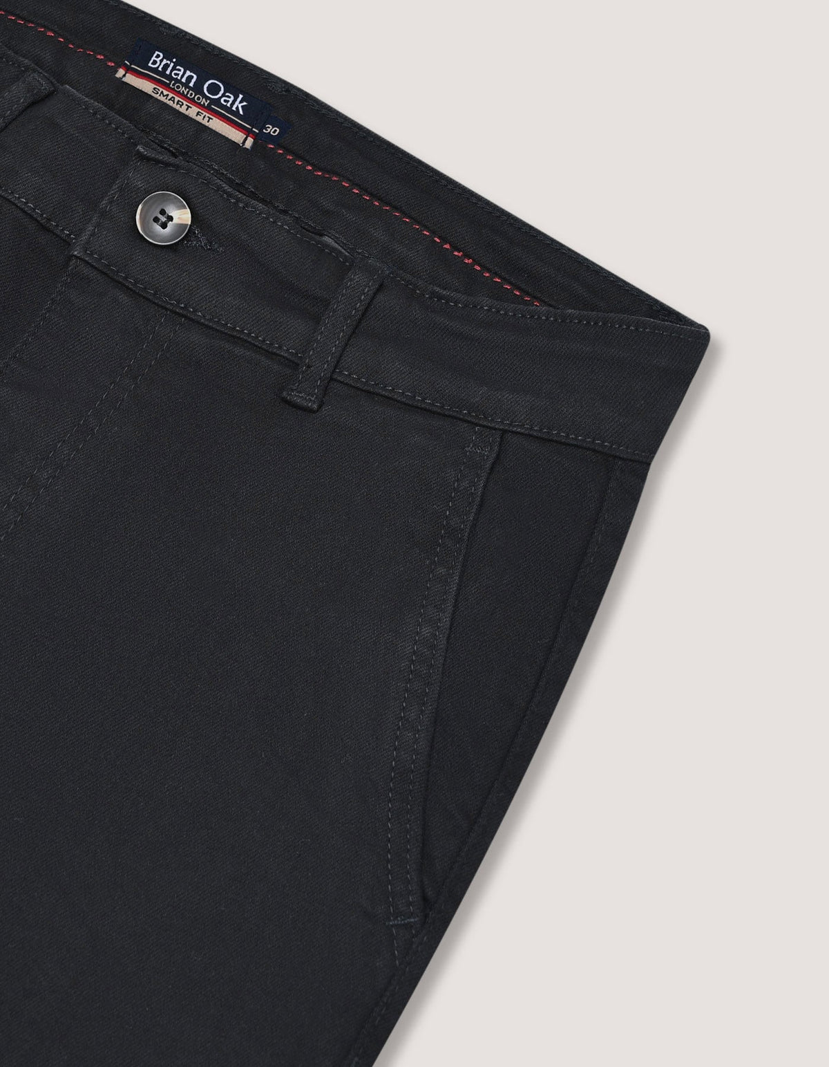 Black Cross Pocket Jeans - Smart Casual Stretch