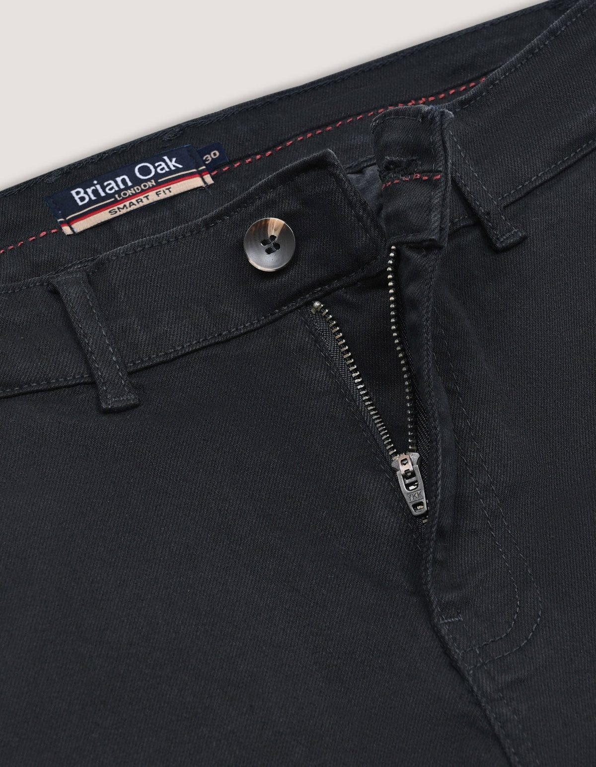Black Cross Pocket Jeans - Smart Casual Stretch