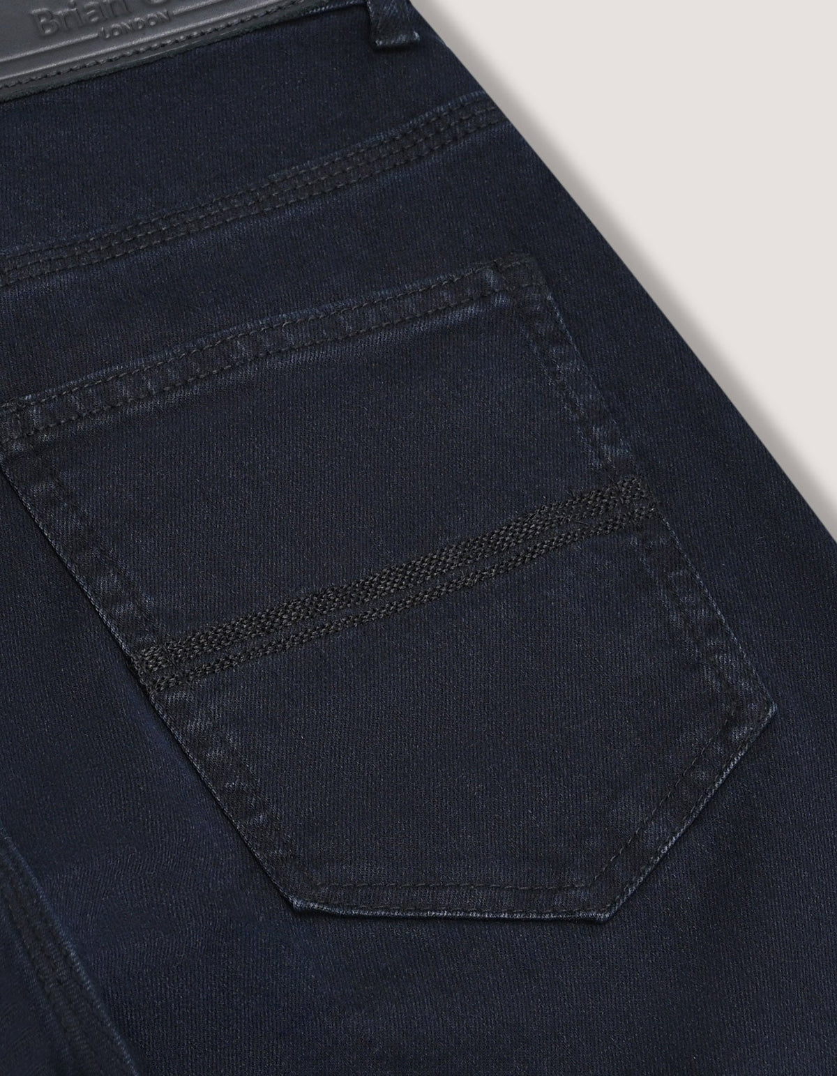 Blue Black Stretch Jeans - Regular 5 Pocket Fit