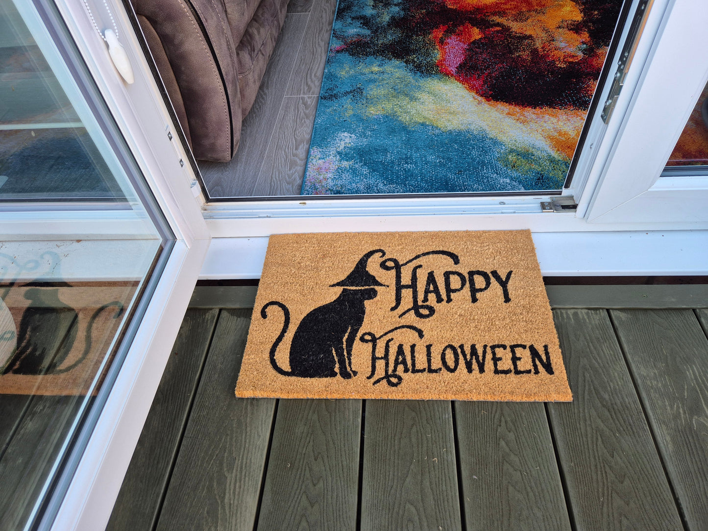 Doormat 60cm x 40cm - 'Happy Halloween'