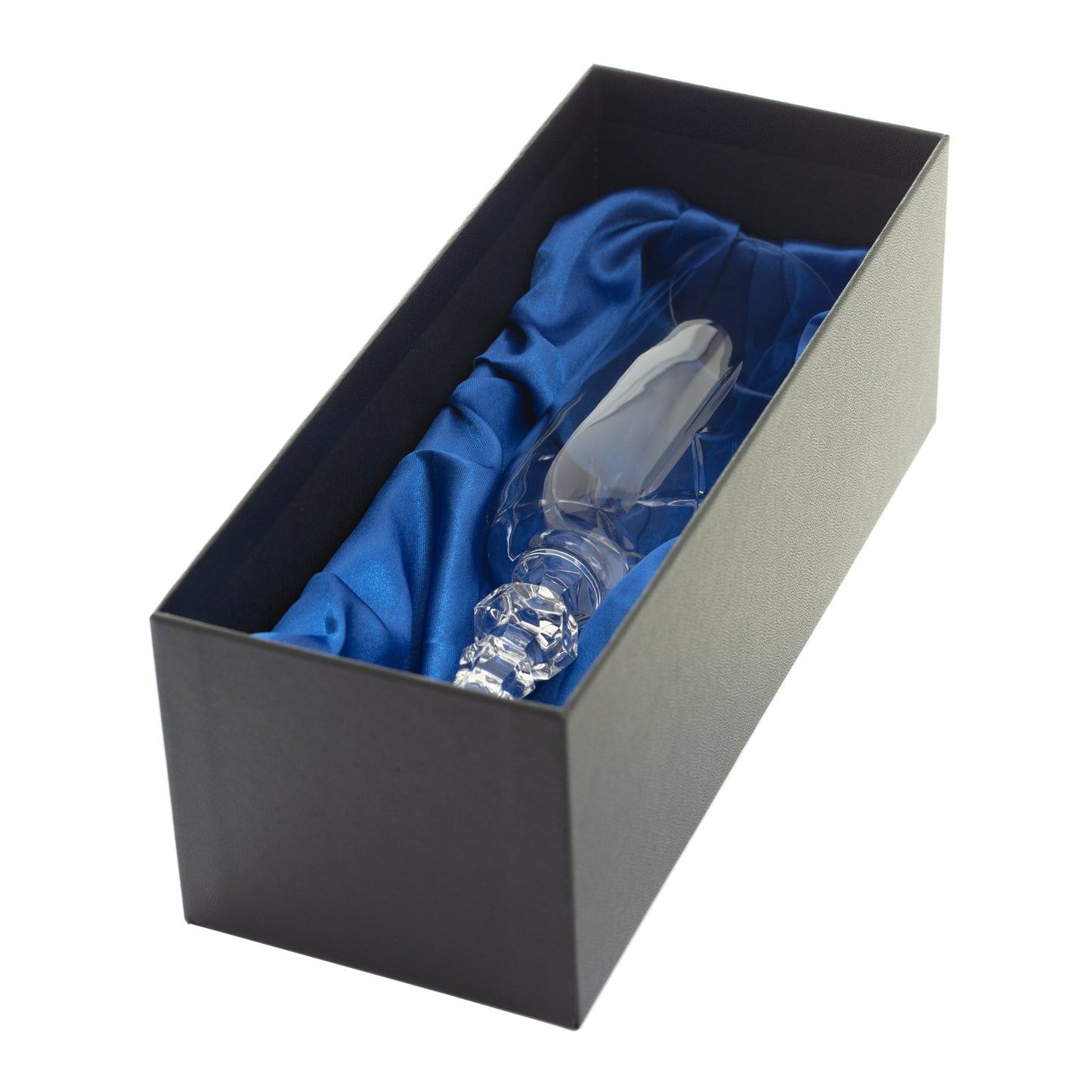 Single Engravable Glass Champagne Flute