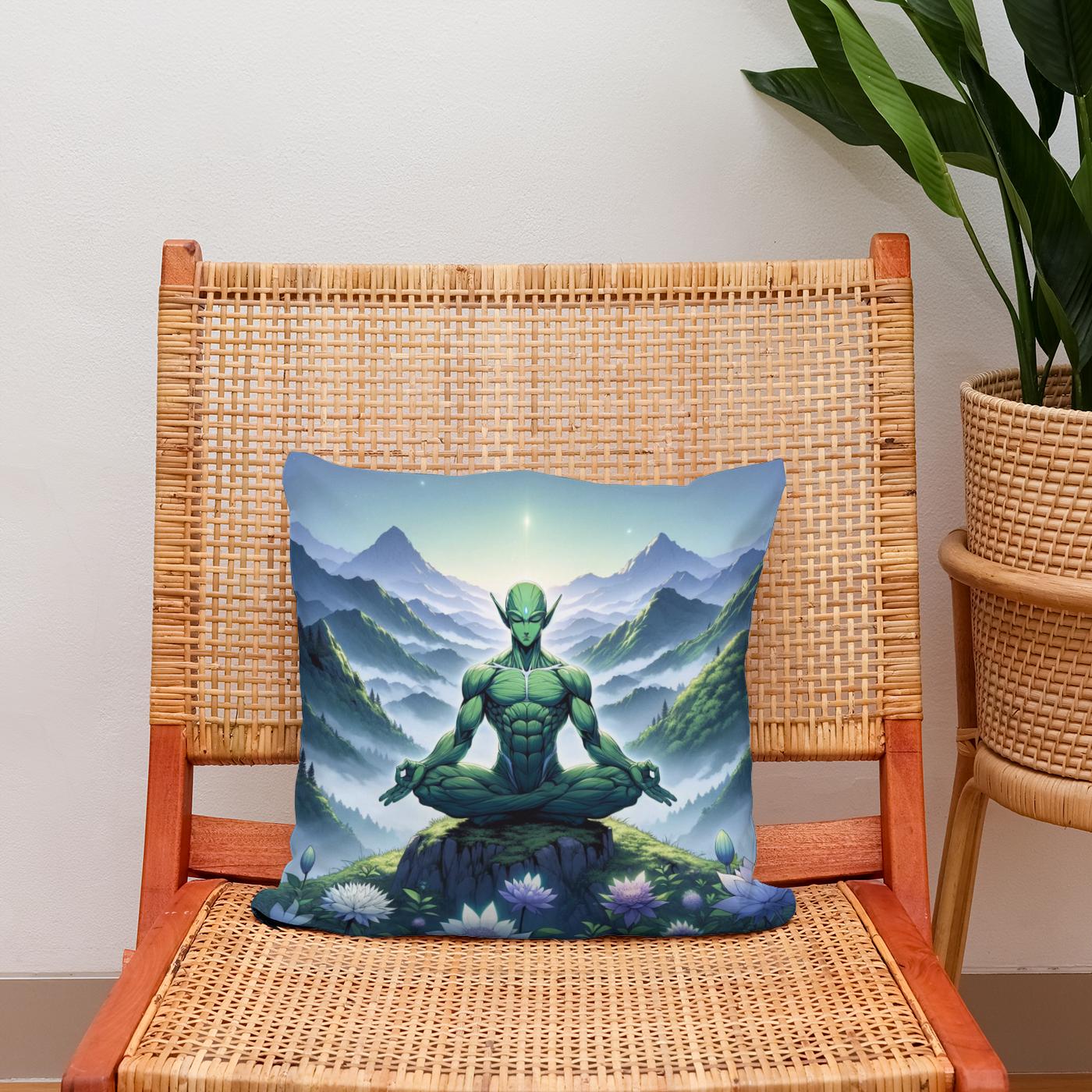 Mystic Peak Cotton Cushion