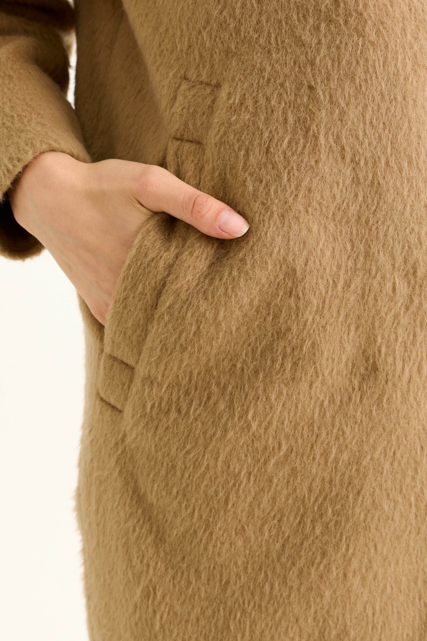 Donalda Camel Cocoon Coat