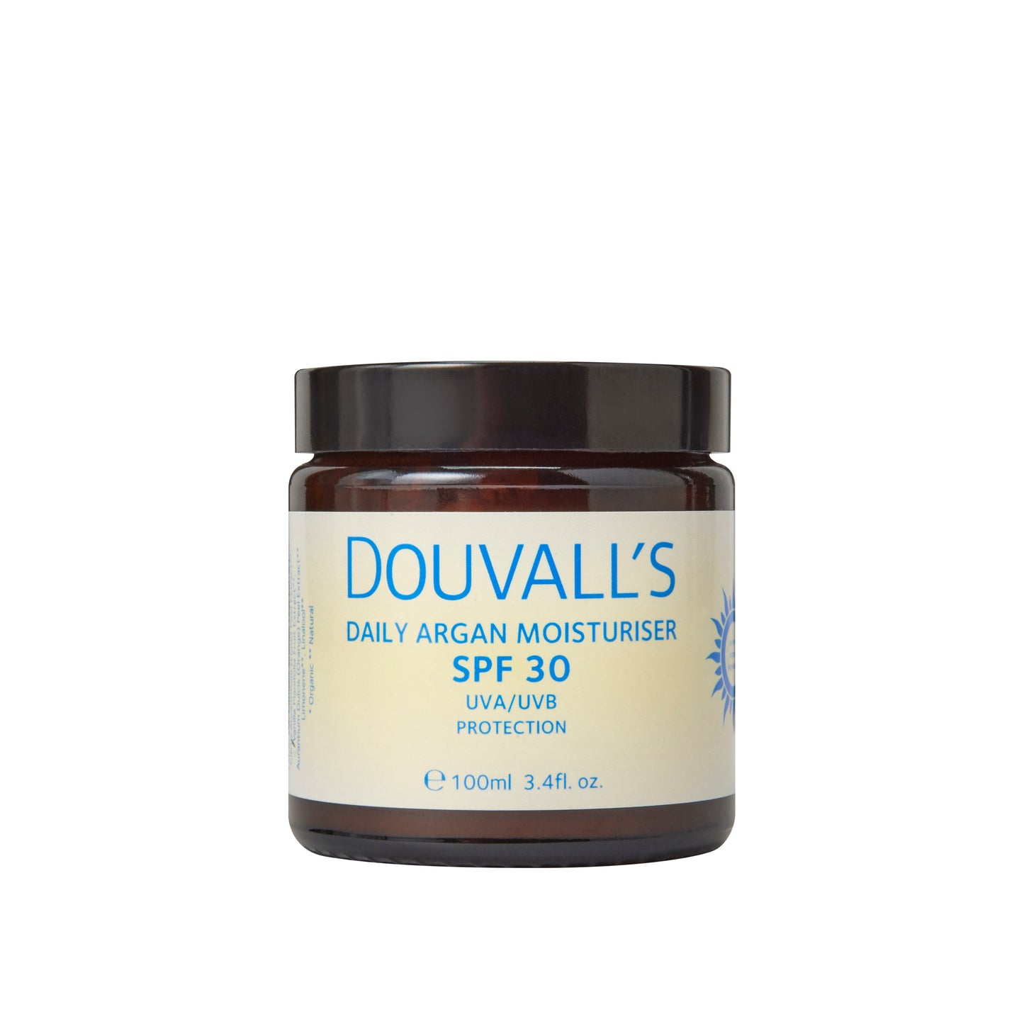 Argan Daily Moisturiser with SPF30 UVA/UVB protection 100ml Jar