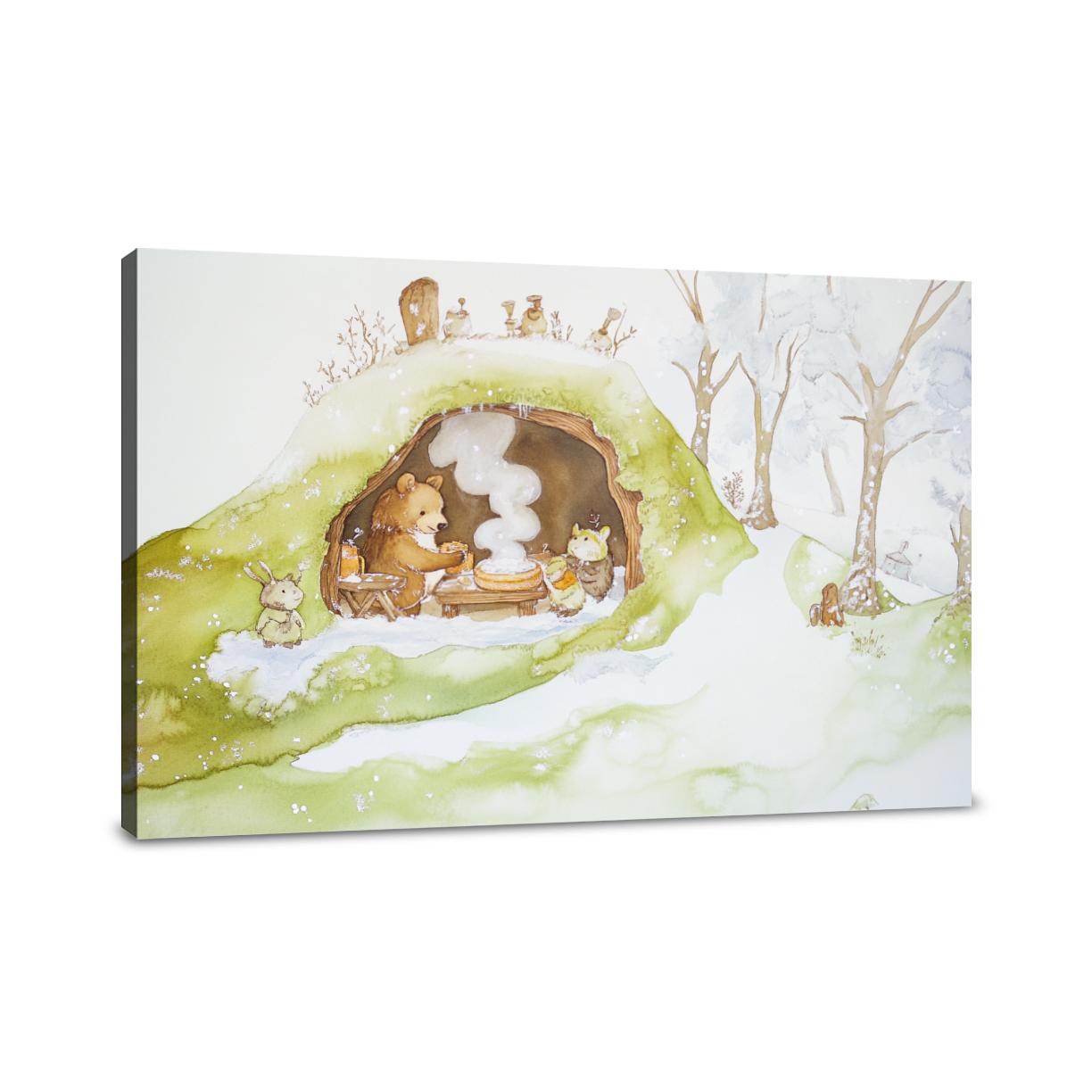 Bear's Baking Delight Canvas