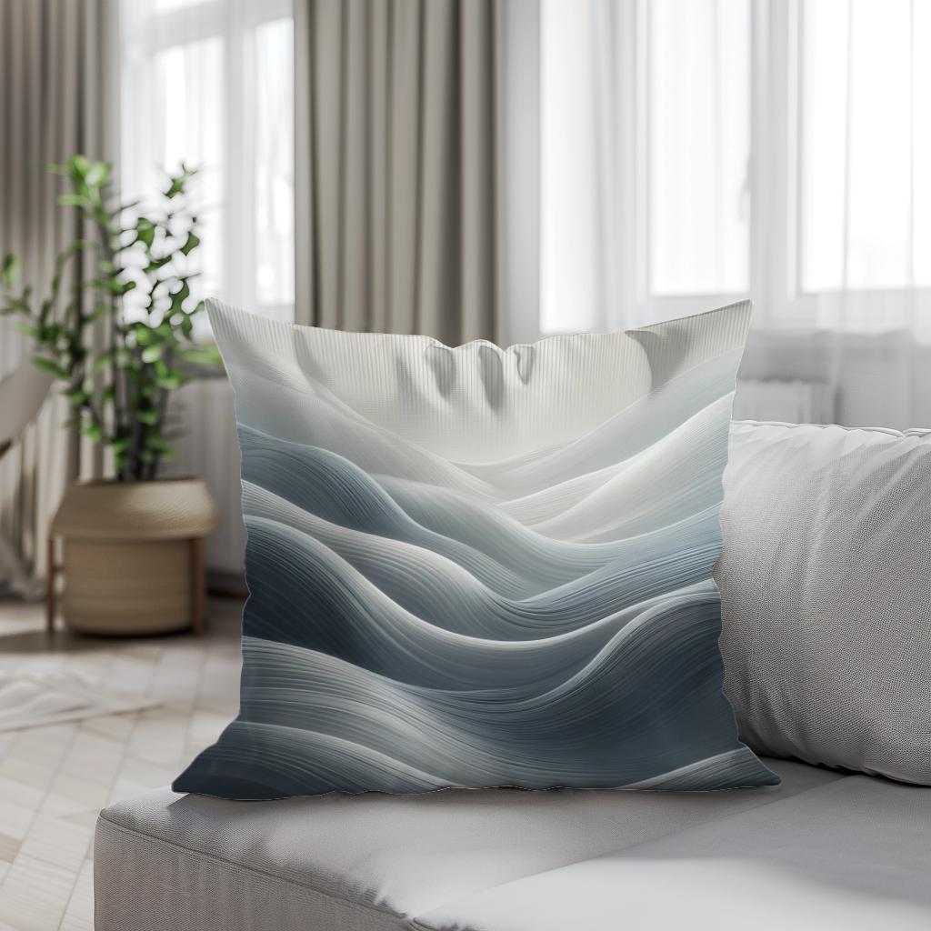 Serenity in Grey Cotton Cushion