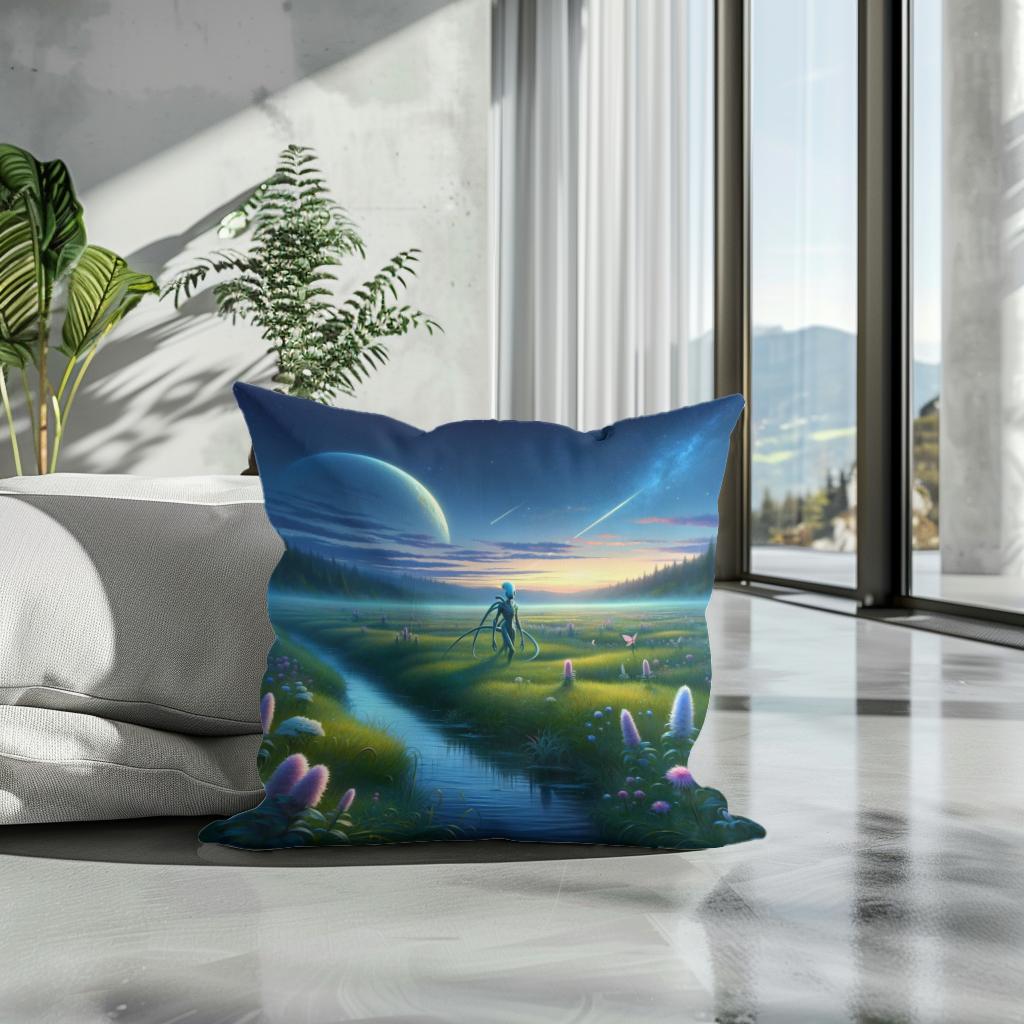 Twilight Encounter Cotton Cushion