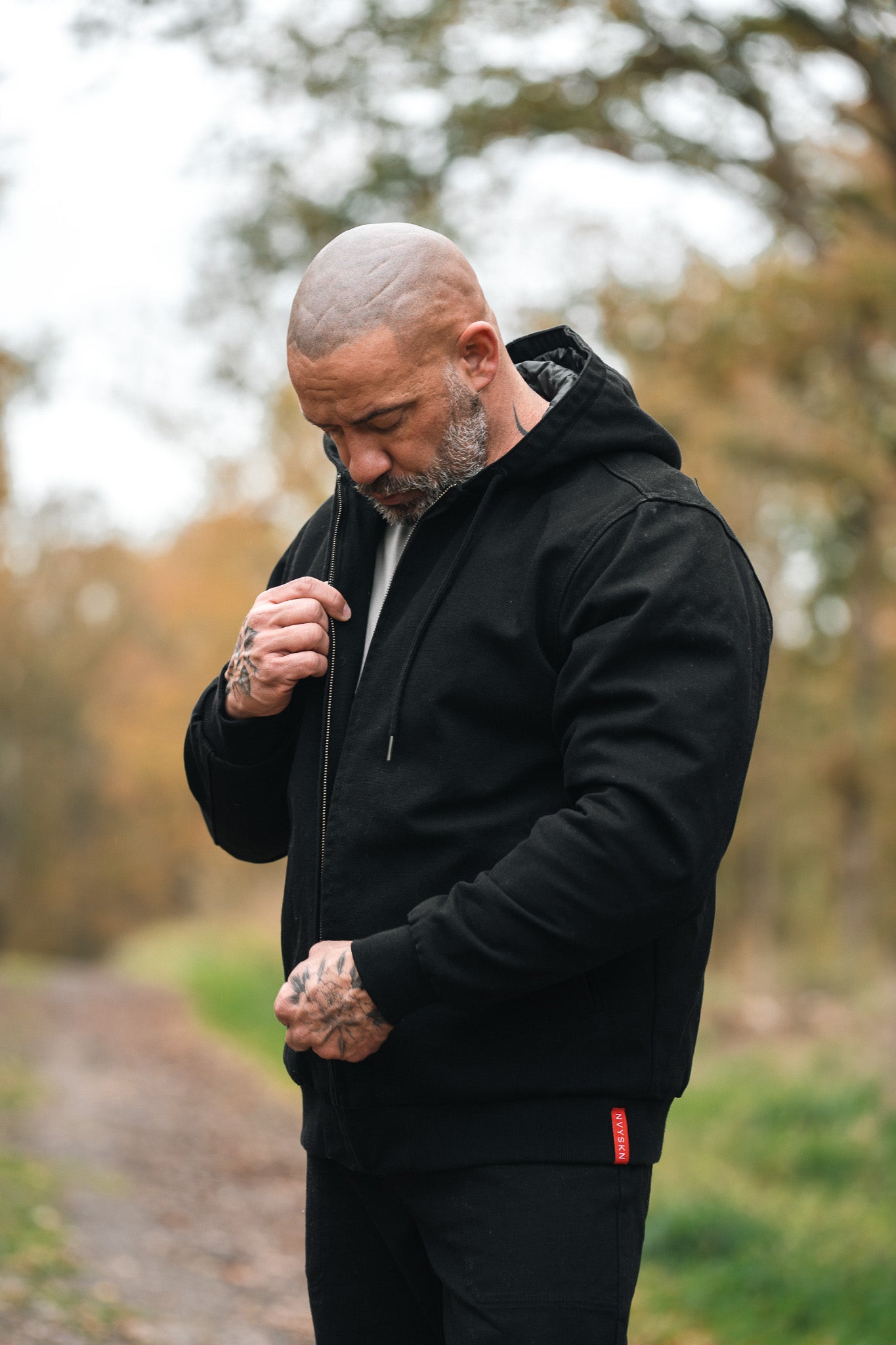 NVYSKN Canvas Bomber Jacket – Heavyweight Cotton Duck Coat