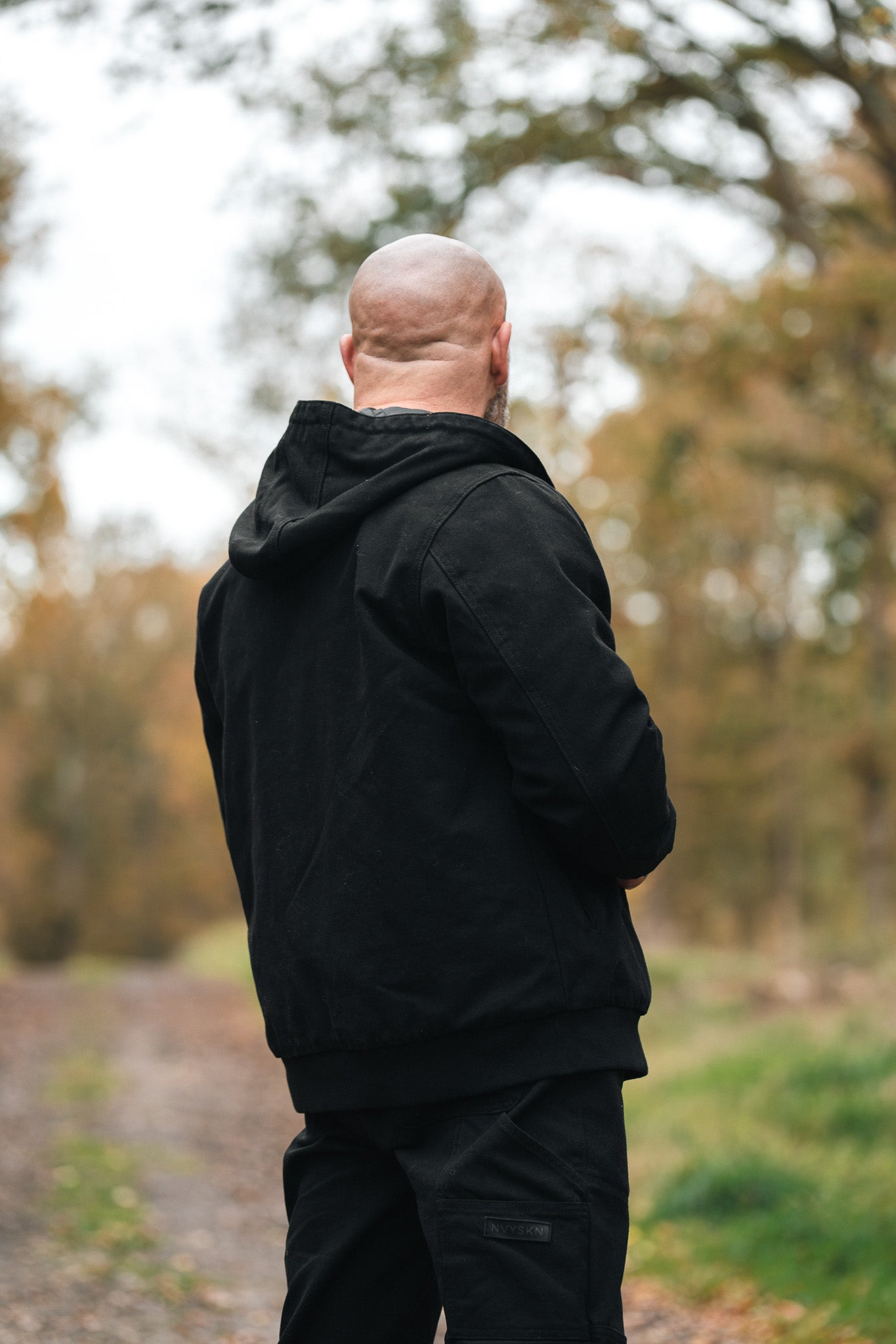 NVYSKN Canvas Bomber Jacket – Heavyweight Cotton Duck Coat