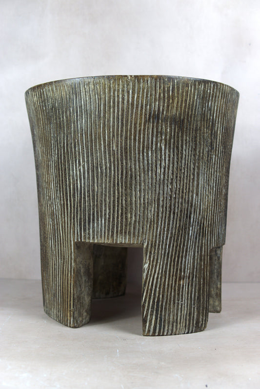 Wooden Side Table with Legs - Cameroon - 93.8
