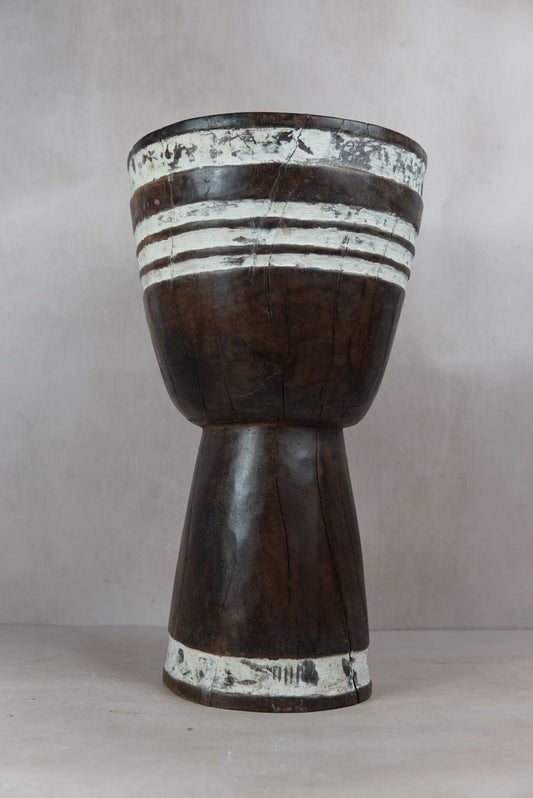 Tapered Wood Side Table - Cameroon - 93.6