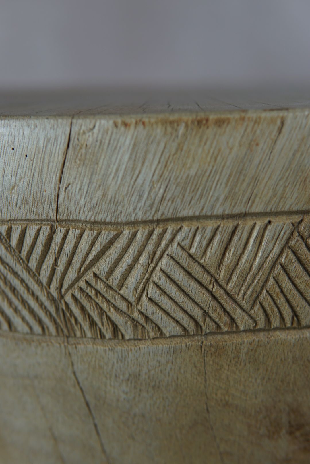 Tapered Wood Side Table - Cameroon - 93.7