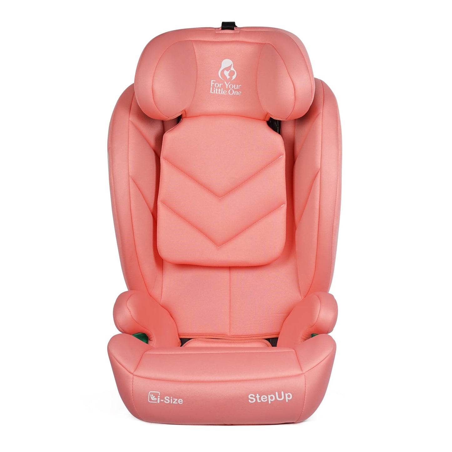 For Your Little One Stepup I-Size Isofix 2/3 Car Seat Booster Seat - Blush Rose (4-12 Years)