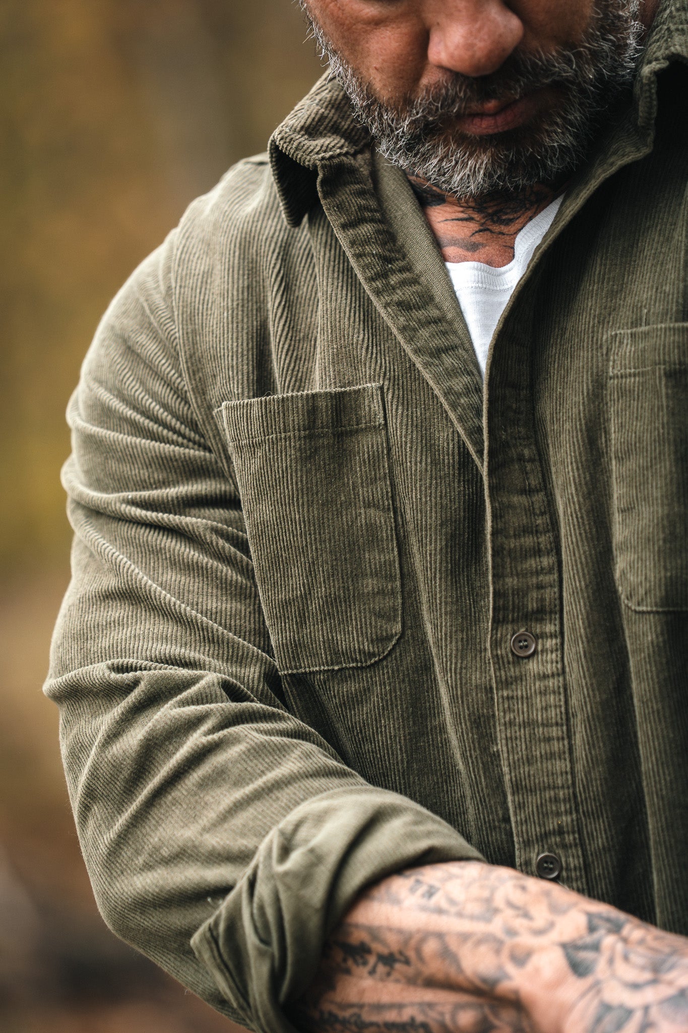 NVYSKN Heavy Cord Shirt – 300 GSM Cotton Corduroy Overshirt