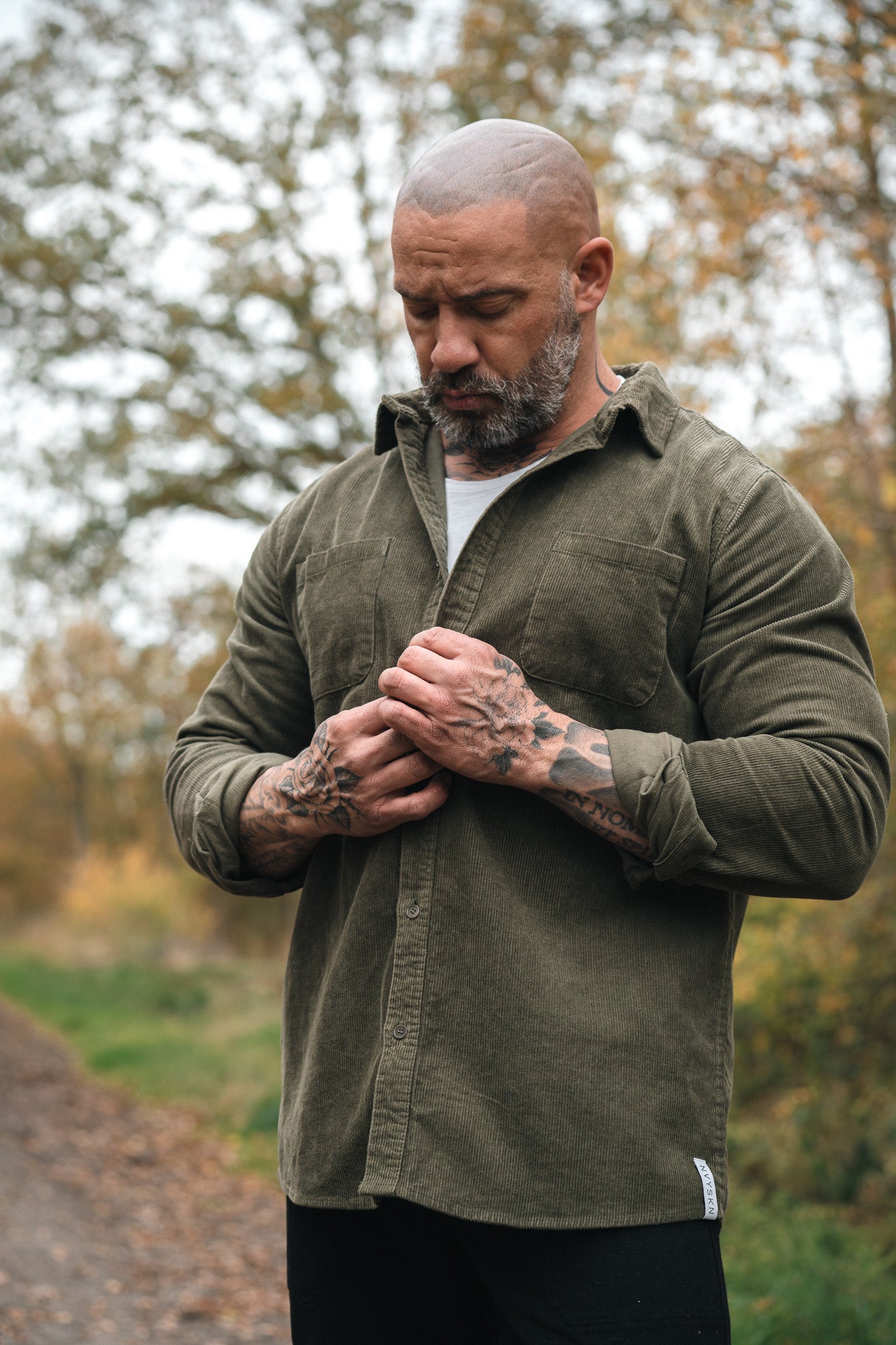 NVYSKN Heavy Cord Shirt – 300 GSM Cotton Corduroy Overshirt