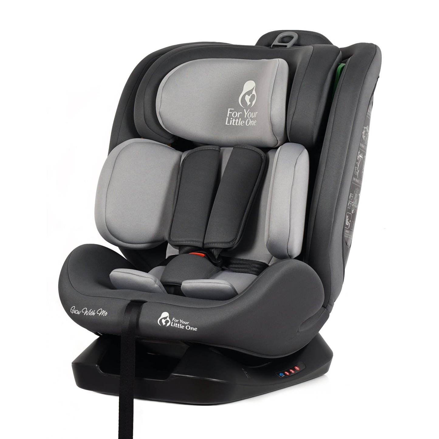 For Your Little One GrowWithMe 0/1/2/3 i-Size Car Seat - Slate Mist (Birth-12 Years)