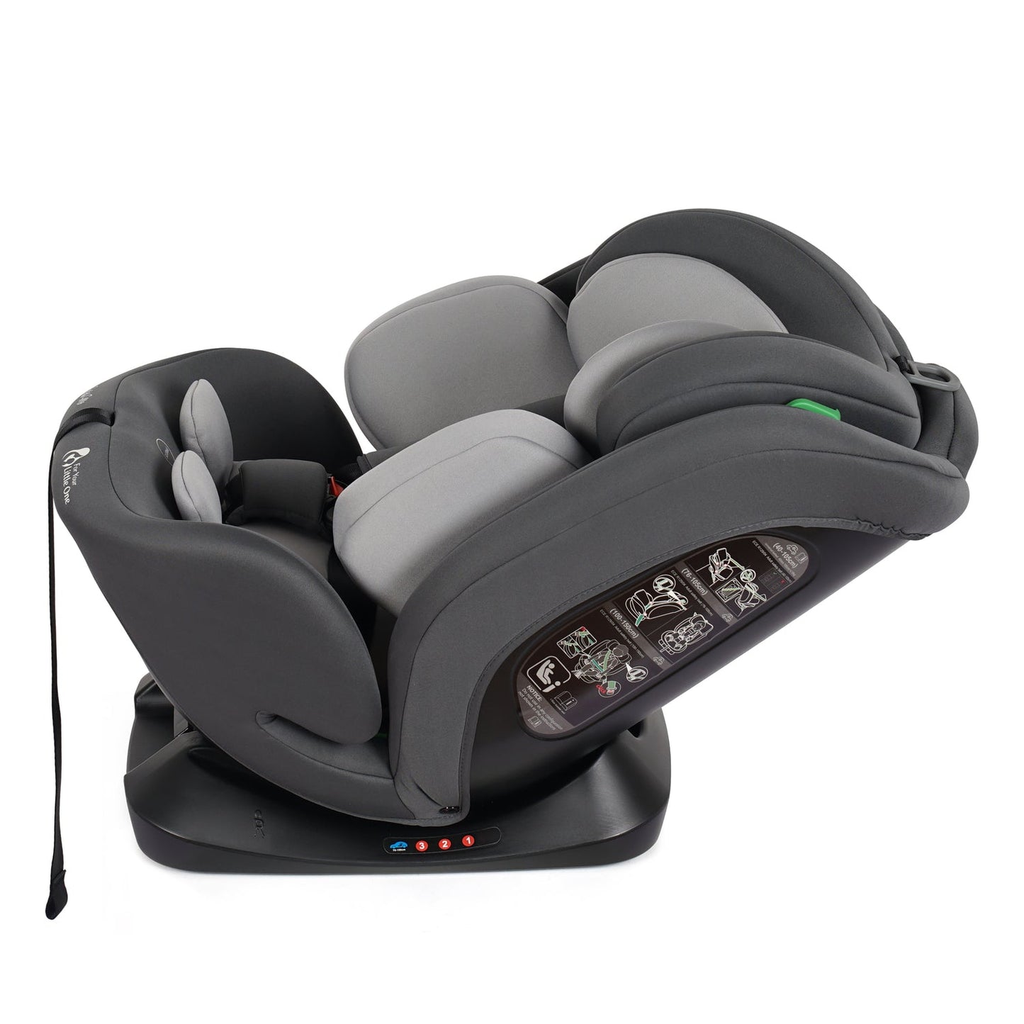 For Your Little One GrowWithMe 0/1/2/3 i-Size Car Seat - Slate Mist (Birth-12 Years)