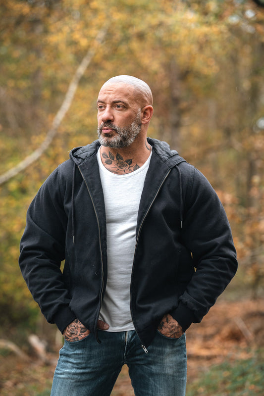 NVYSKN Canvas Bomber Jacket – Heavyweight Cotton Duck Coat