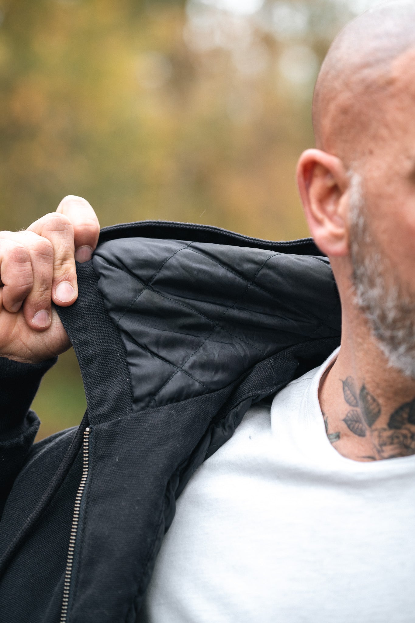 NVYSKN Canvas Bomber Jacket – Heavyweight Cotton Duck Coat