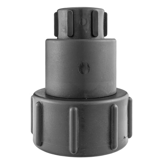 IBC 2” S60X6 - 1/2" BSPF Extender Adaptor with Lever Valve and Male Quick Connector WL