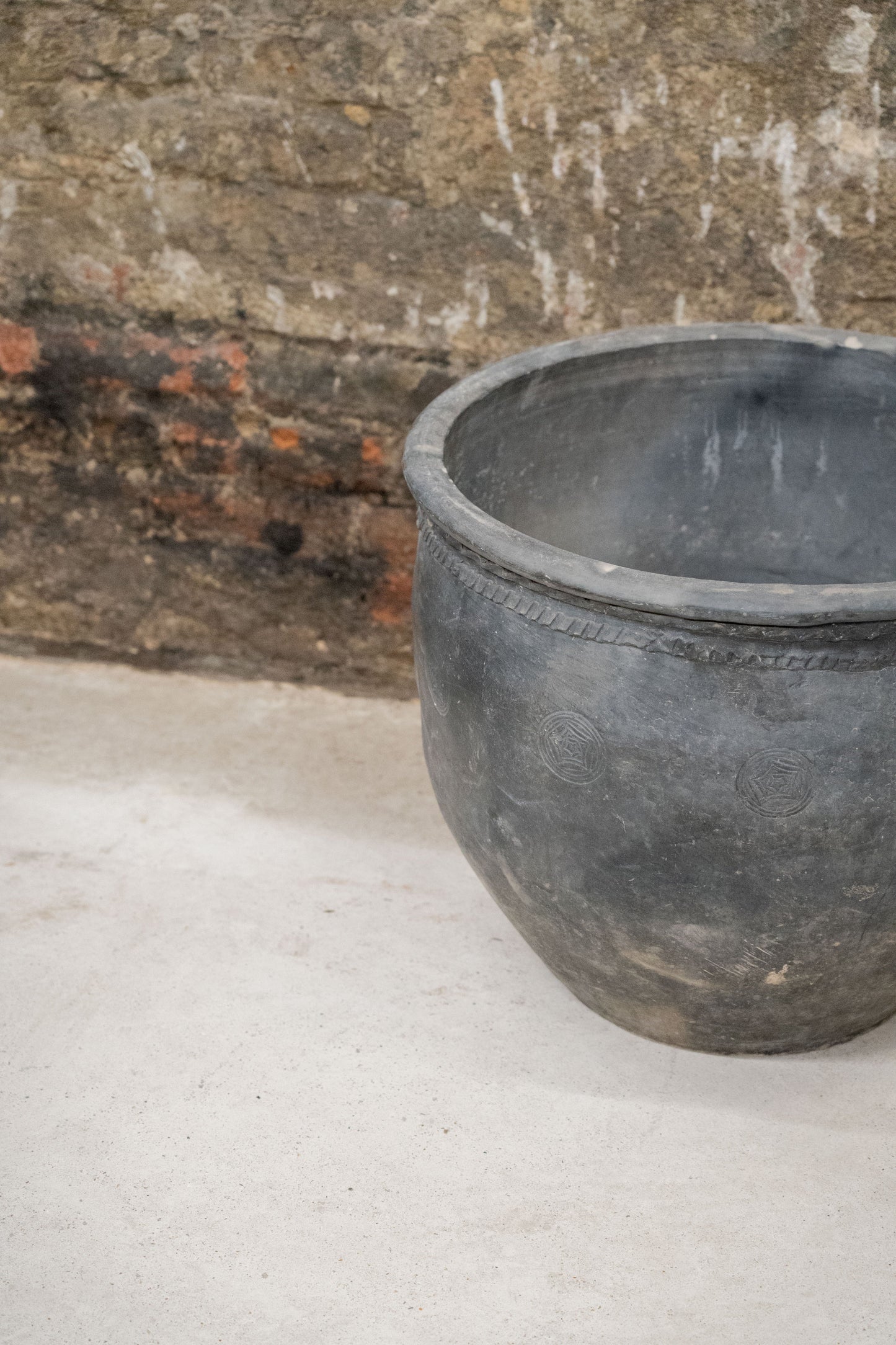 Big Old Grey Asian Pots